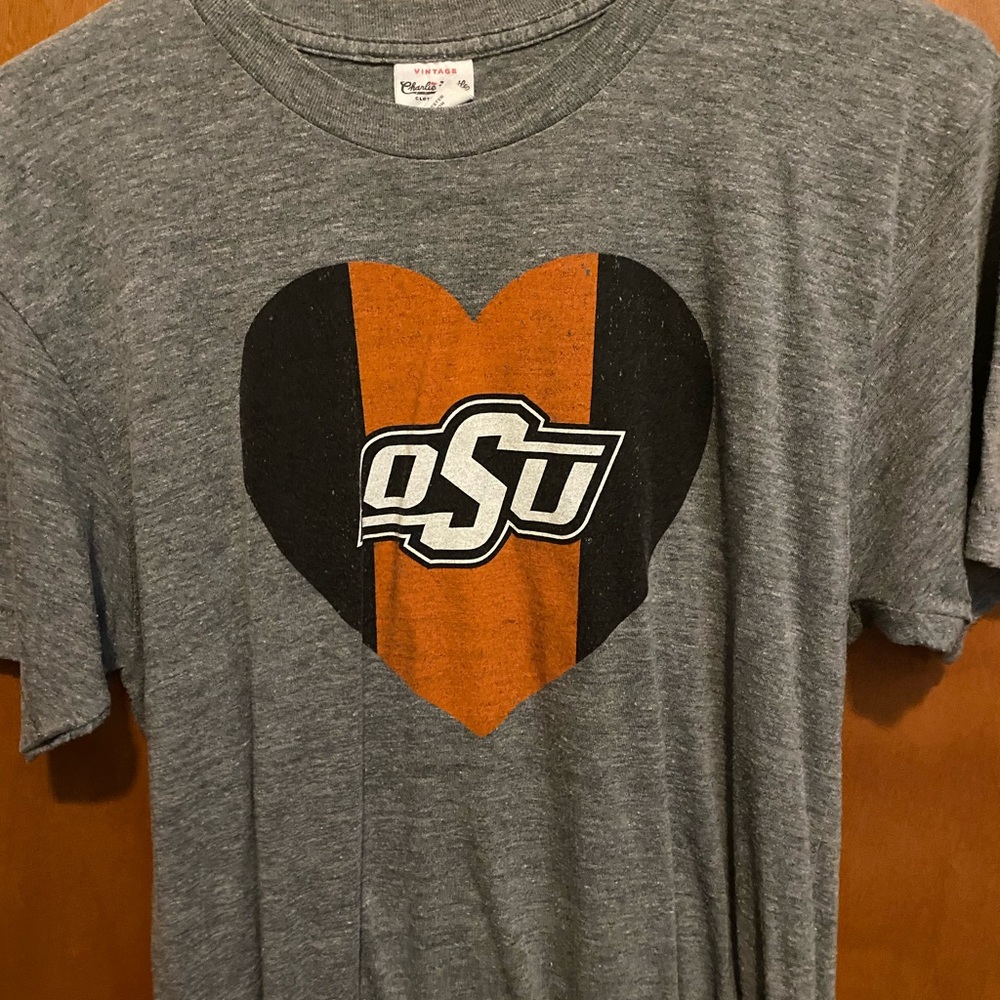 Oklahoma State Charlie Hustle Tee